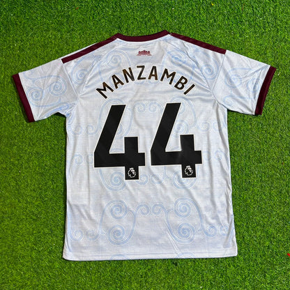 Johan Manzambi #9 Aston Villa 2027 Third Football Jersey