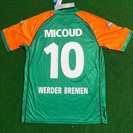 Johan Micoud Werder Bremen 2003 - 2004 Heim Football Jersey Kit
