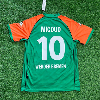 Johan Micoud Werder Bremen 2003-2004 Heimtrikot Retro Kit