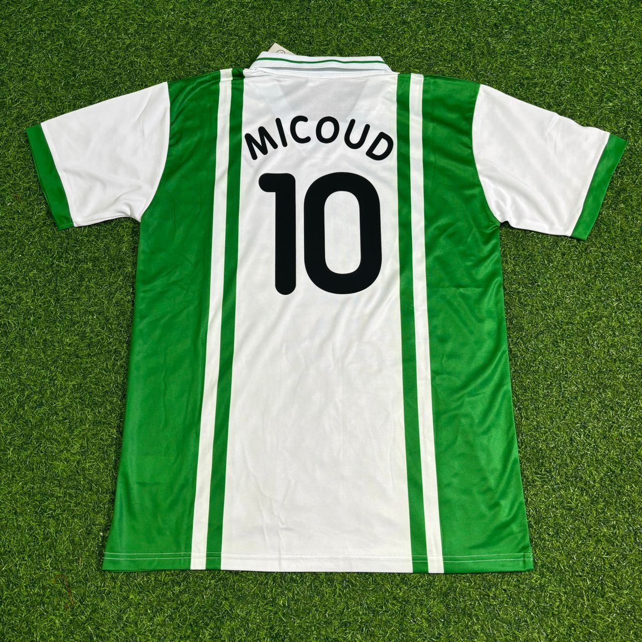 Johan Micoud Werder Bremen Retro Football Jersey Kit