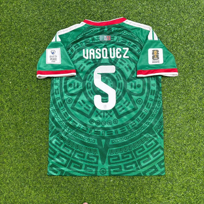 Mexico World Cup 2026 Johan Vasquez Home Green Football Jersey