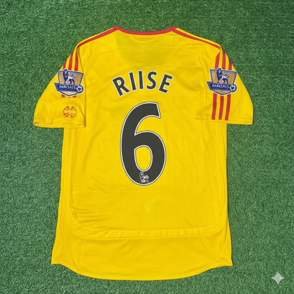 John Arne Riise Liverpool 2006/2007 Yellow Retro Football Jersey Collection