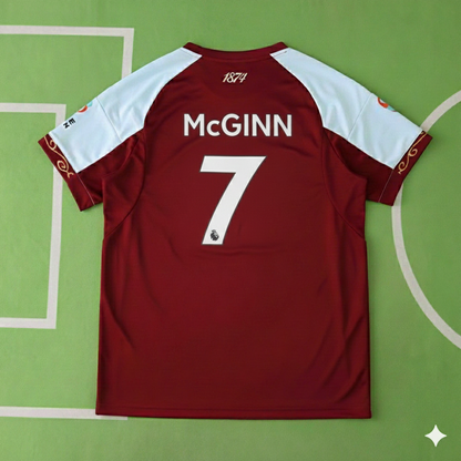 John McGinn 7- Aston Villa 2026 Home Football Jersey