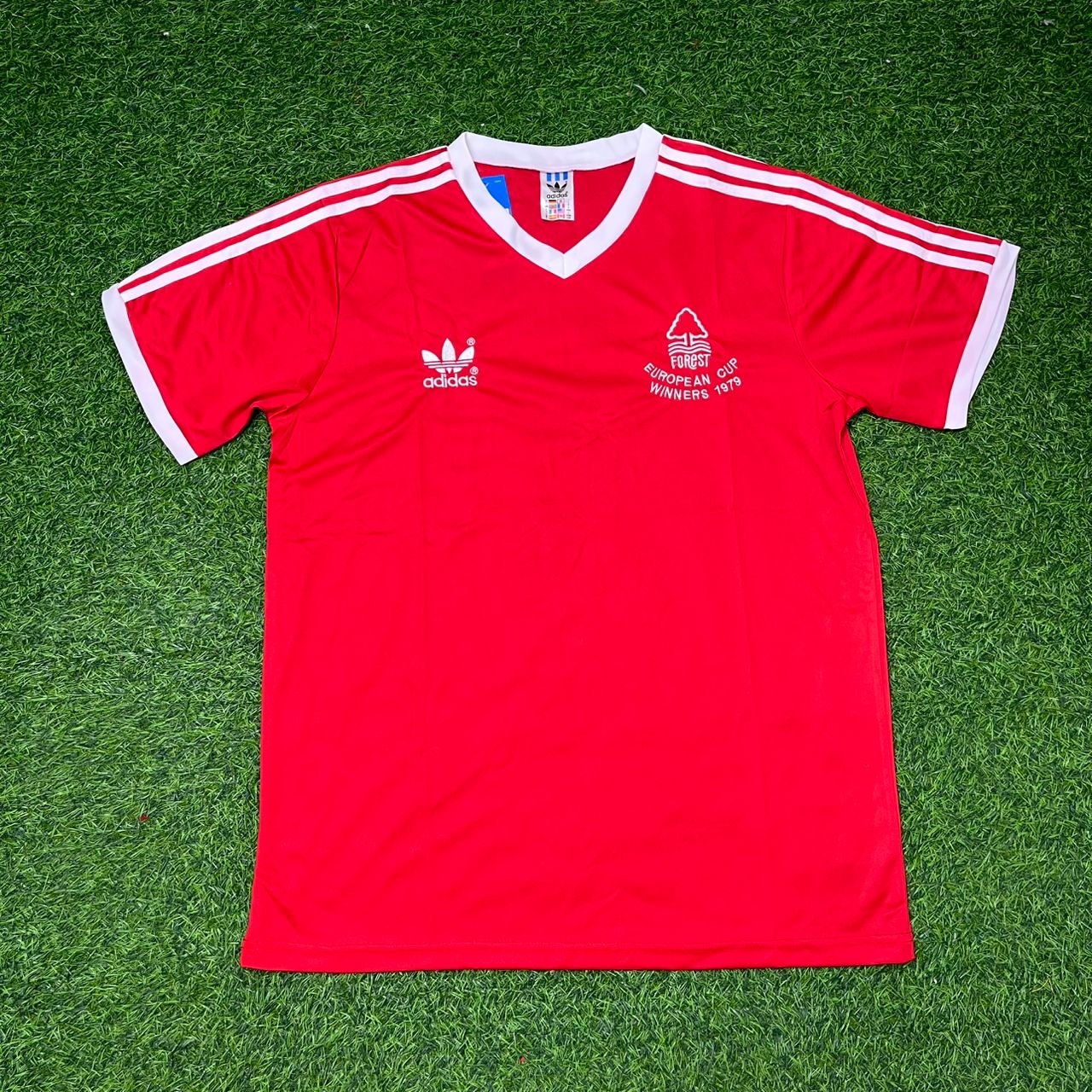 John Robertson Nottingham Forest 1979 Retro Football Jersey Kit