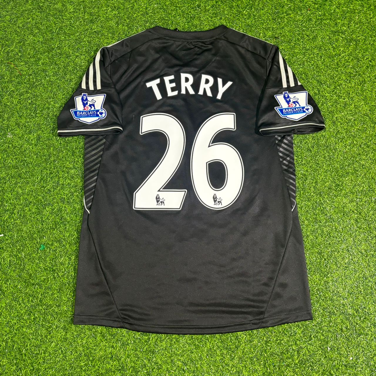 John Terry Chelsea 2013/14 Black Retro Football Jersey Kit