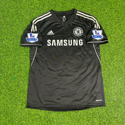 John Terry Chelsea 2013/14 Black Retro Football Jersey Kit