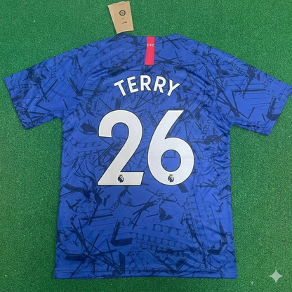 John Terry #26 Chelsea Blue Retro Football Jersey Kit