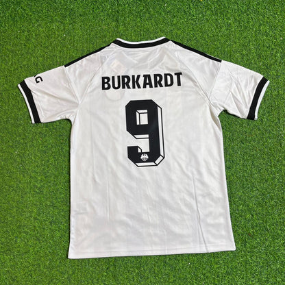 Jonathan Burkardt Eintracht Frankfurt 2027 Home White Football Jersey