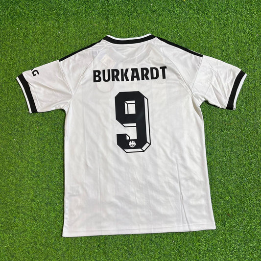 Jonathan Burkardt Eintracht Frankfurt 2027 Home White Football Jersey