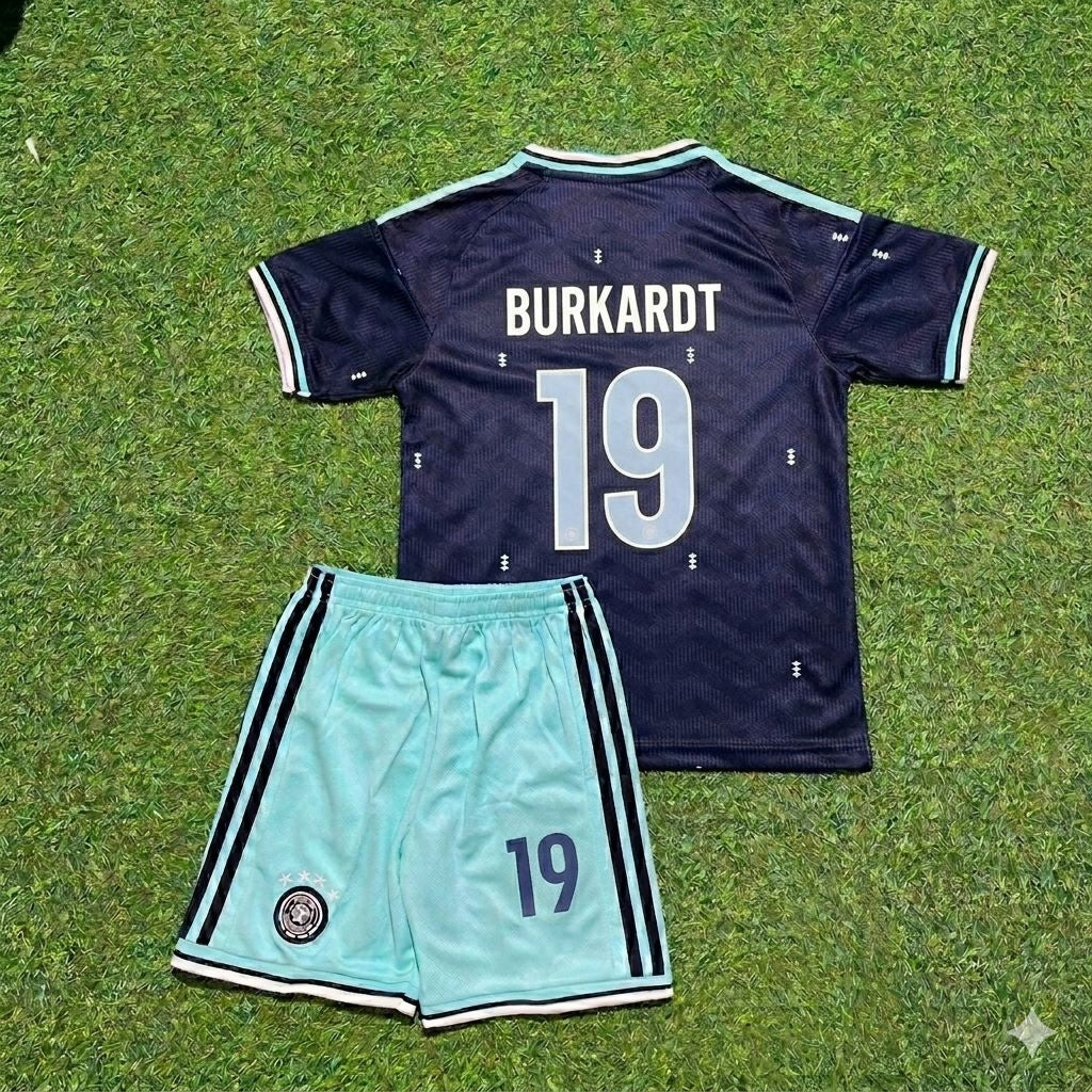 Germany 2026 Jonathan Burkardt #19 Kids Soccer Kit Football Jersey