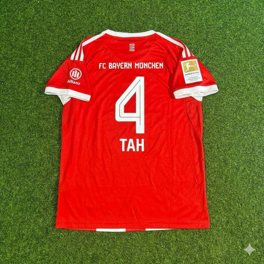 Jonathan Tah #4 Bayern Munich 2026 Bundesliga Champions Football Jersey Kit