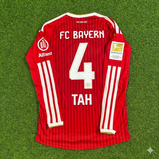 Jonathan Tah #4 Bayern Munich 2027 Championship Long Sleeve Football Jersey Kit