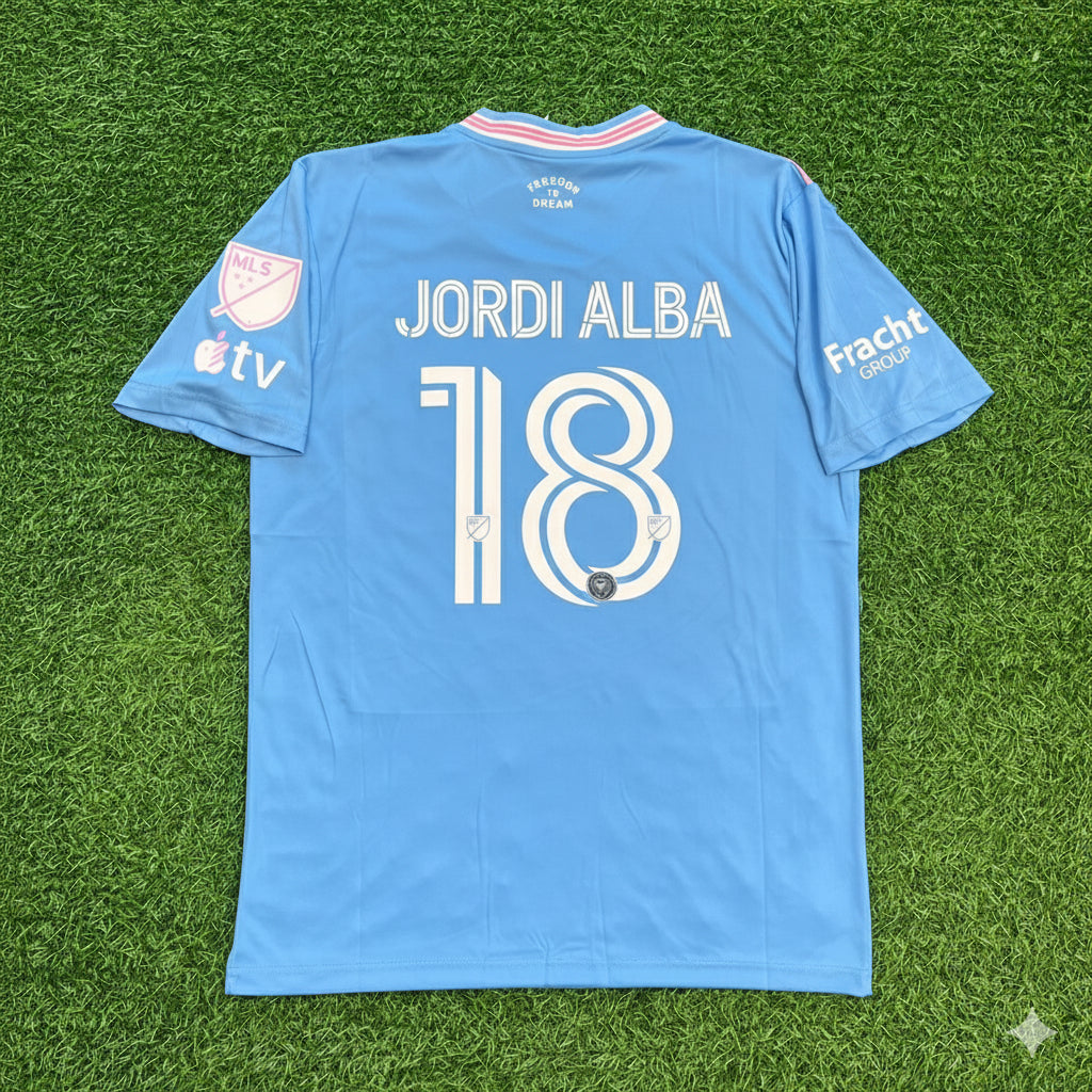 Jordi Alba 18 Inter Miami 2026 Football Jersey