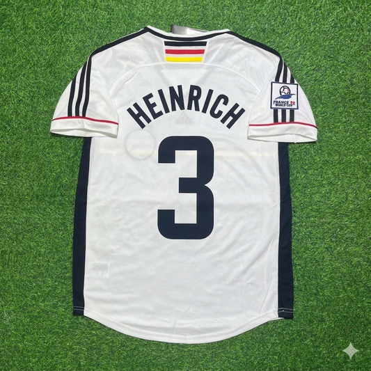 Jörg Heinrich Deutschland 1998 World Cup Retro Fußballtrikot