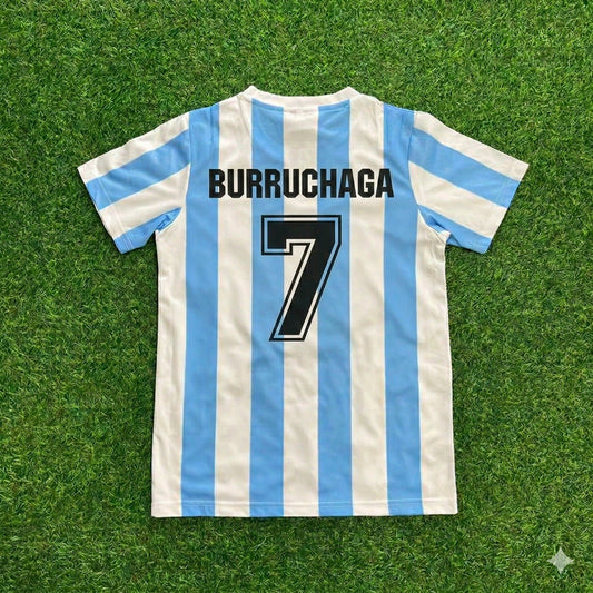 Jorge Burruchaga 7- Argentina 1986 Home Retro Football Jersey Collection