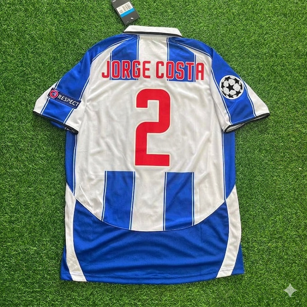Jorge Costa 2- Porto Retro Football Jersey Kit