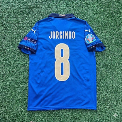 Italy EURO 2020 Jorginho #8 Final Retro Football Jersey