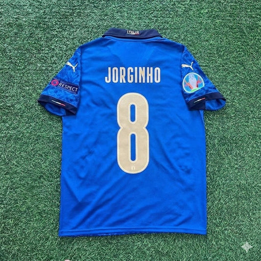 Italy EURO 2020 Jorginho #8 Final Retro Football Jersey