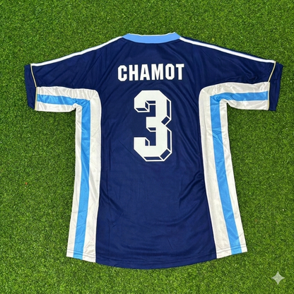 Argentina World Cup 1998 José Chamot #3 Blue Retro Football Jersey