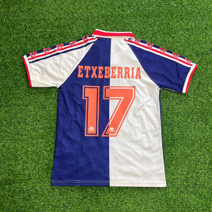 Joseba Etxeberria Athletic Club Bilbao 1997 1998 Retro Football Jersey Kit