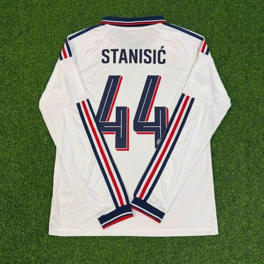 Josip Stanišić #44 Bayern Munchen 2027 Away Long Sleeve Football Jersey
