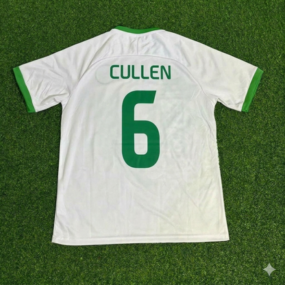 Josh Cullen 6- Ireland Vintage Special Edition White Football Jersey Collection