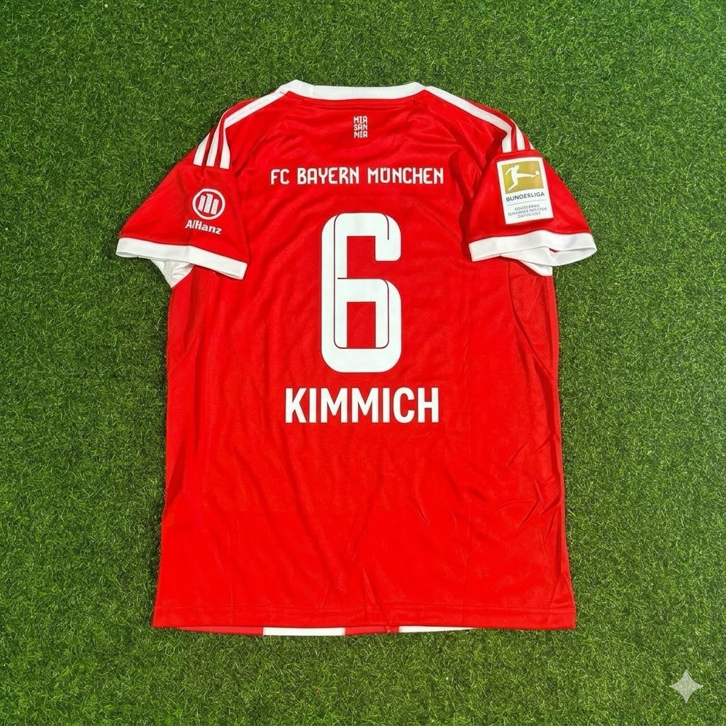 Joshua Kimmich #6 Bayern Munich 2026 Bundesliga Champions Football Jersey Kit