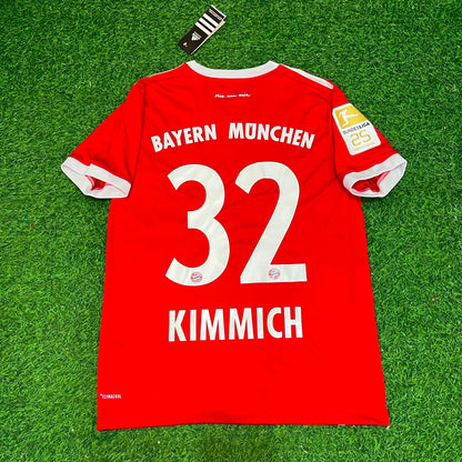Joshua Kimmich Bayern Munich 2017-2018 Retro Home Football Jersey