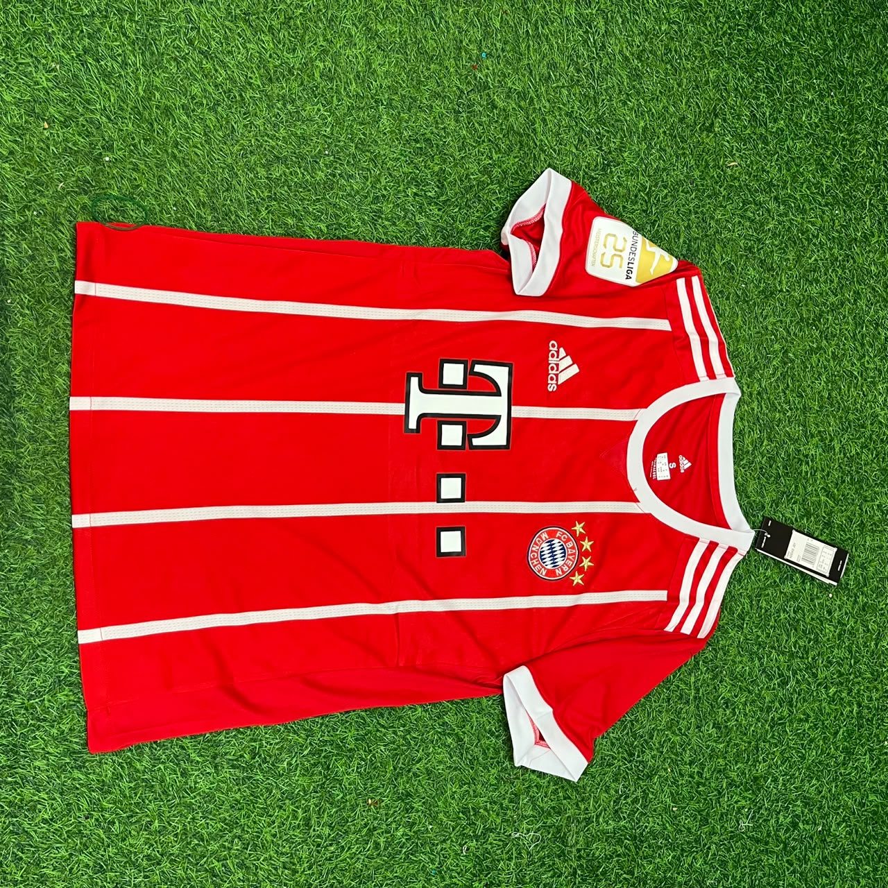 Joshua Kimmich Bayern Munich 2017-2018 Retro Home Football Jersey