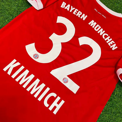 Joshua Kimmich Bayern Munich 2017-2018 Retro Home Football Jersey