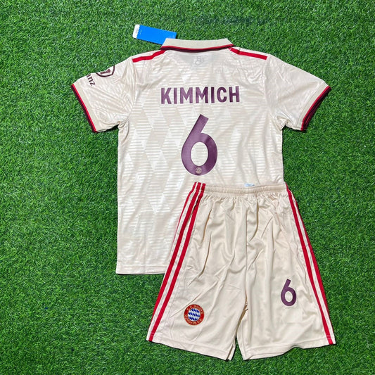 Joshua Kimmich Bayern Munich 2026 Kids Football Jersey Kit