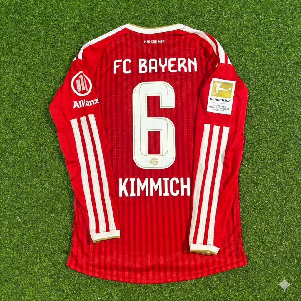 Joshua Kimmich #6 Bayern Munich 2027 Championship Long Sleeve Football Jersey Kit