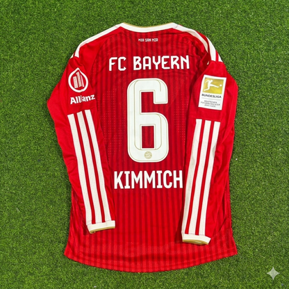 Joshua Kimmich #6 Bayern Munich 2027 Championship Long Sleeve Football Jersey Kit