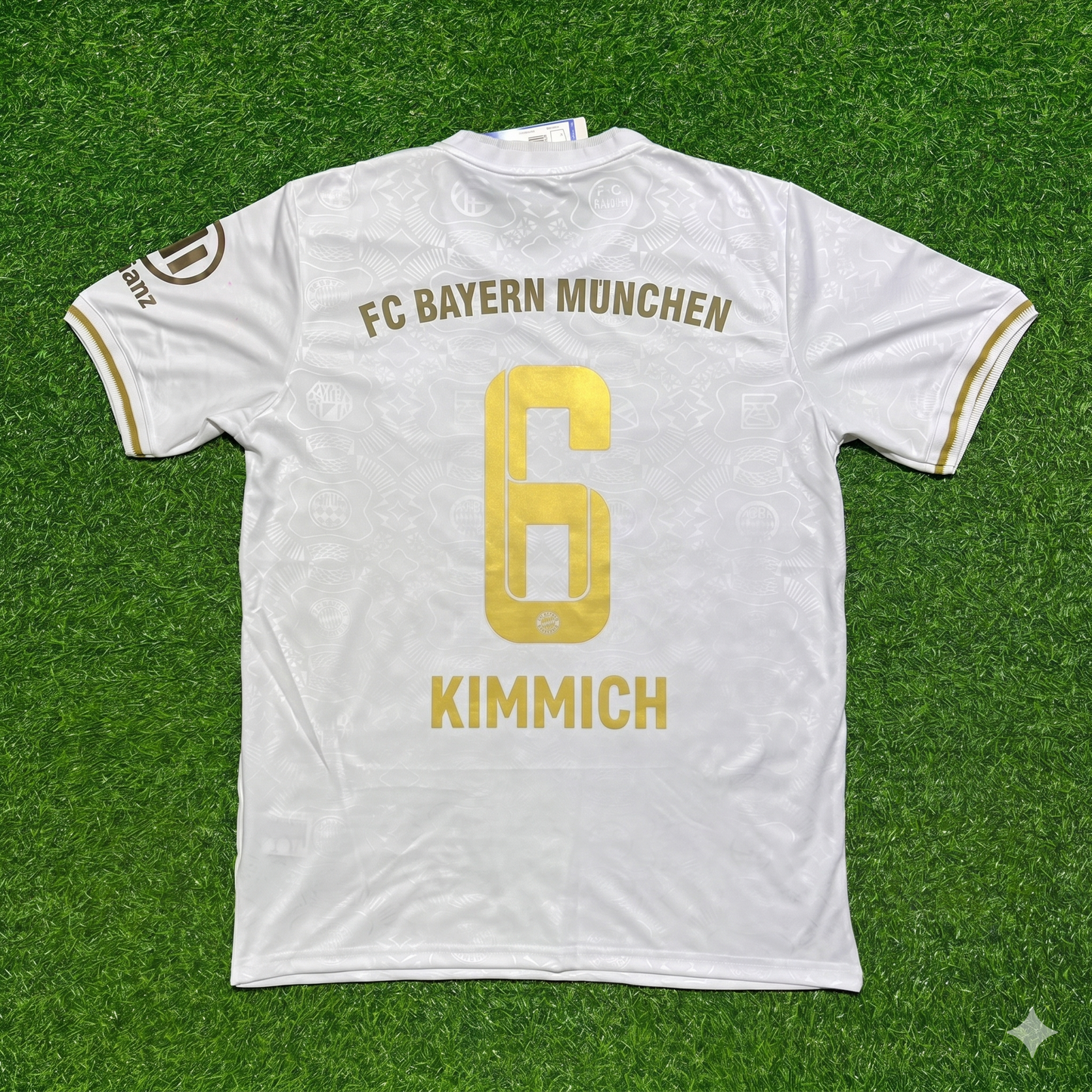 Joshua Kimmich #6 FC Bayern München 125 Years Anniversary Special-Edition White Football Jersey