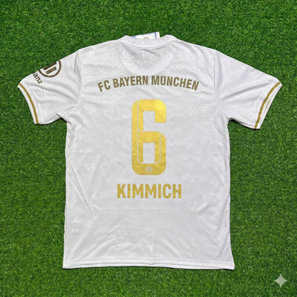 Joshua Kimmich #6 FC Bayern München 125 Years Anniversary Special-Edition White Football Jersey