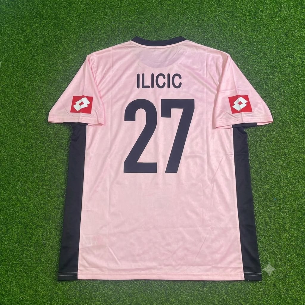 Josip Ilicic Palermo FC Pink Retro Football Jersey