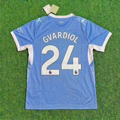 Josko Gvardiol Manchester City 2026 27 Home Football Jersey