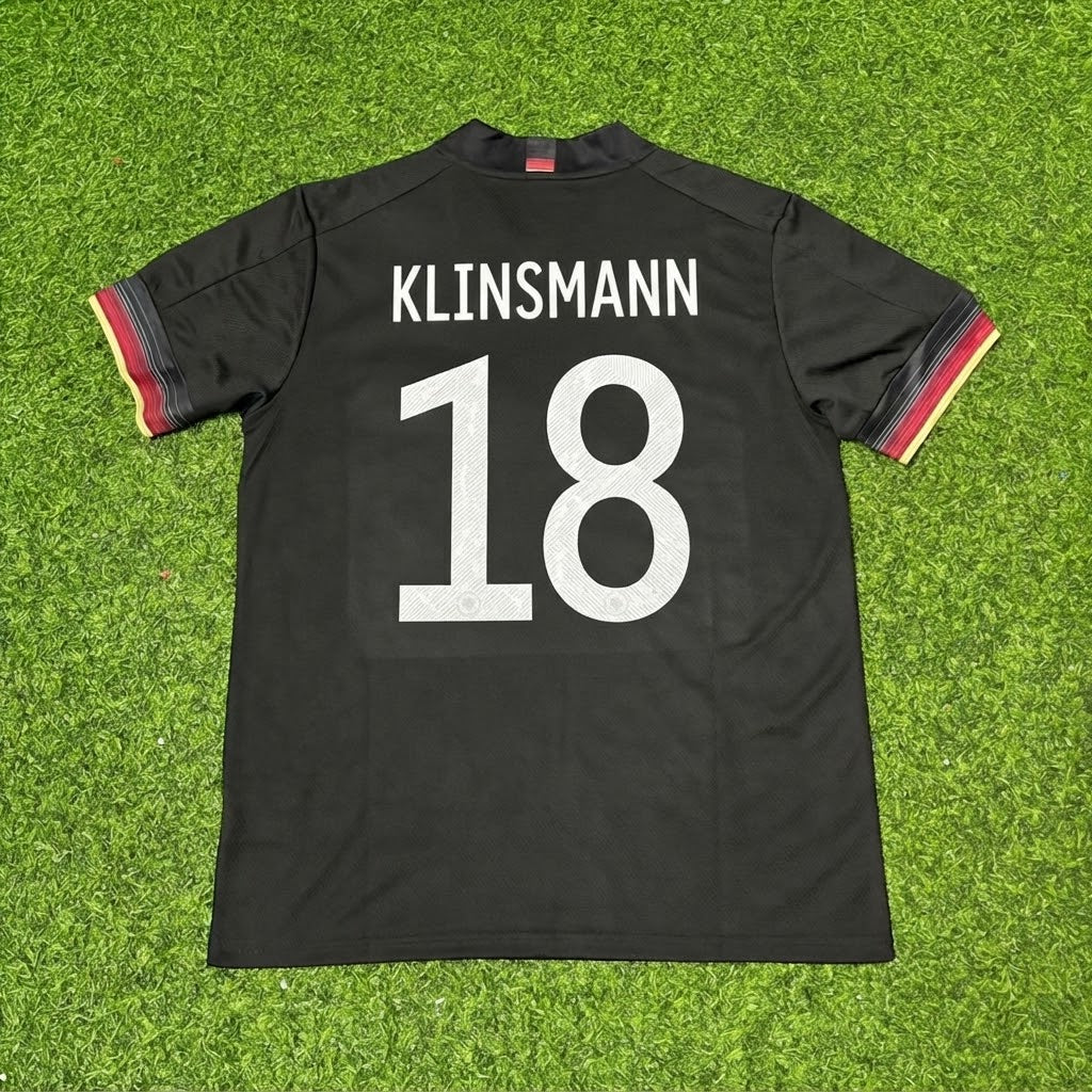Jürgen Klinsmann #18 Germany Black Retro Football Jersey Paradise Edition