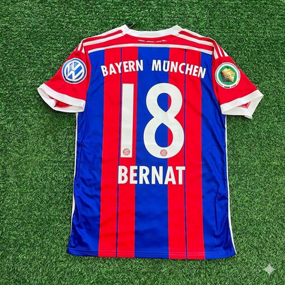 Juan Bernat 18- Bayern Munich 2014-2015 Football Jersey Kit