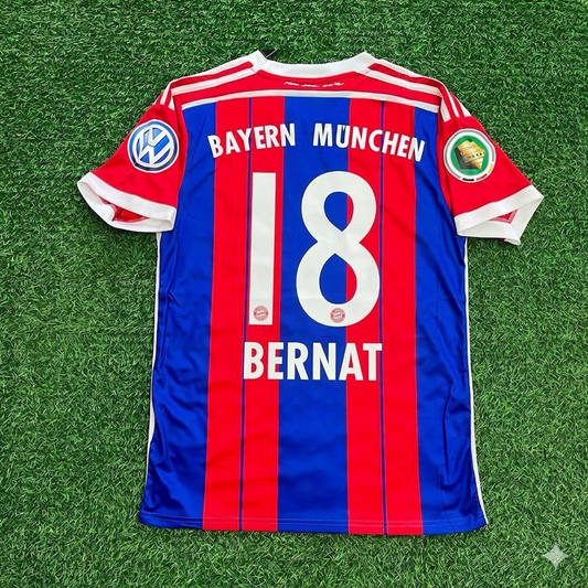 Juan Bernat 18- Bayern Munich 2014-2015 Football Jersey Kit