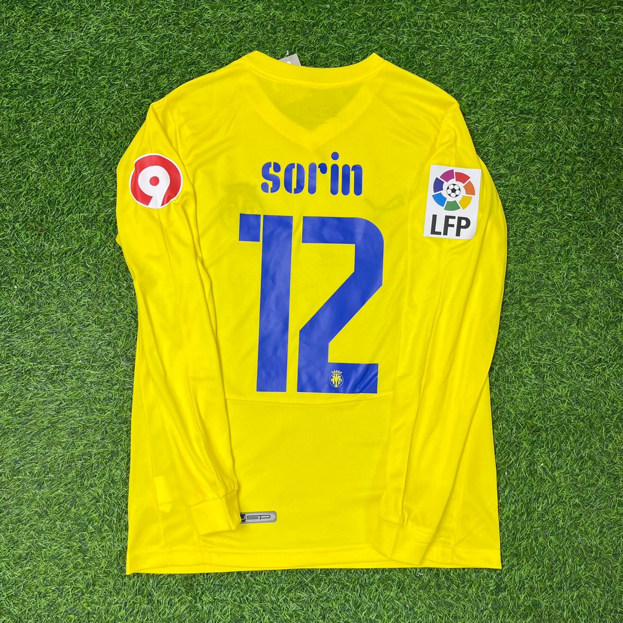 Juan Pablo Sorin Villarreal 2008-2009 Long Sleeve Retro Football Jersey Kit