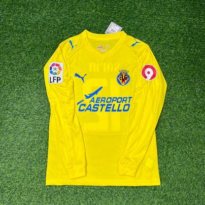 Juan Pablo Sorin Villarreal 2008-2009 Long Sleeve Retro Football Jersey Kit