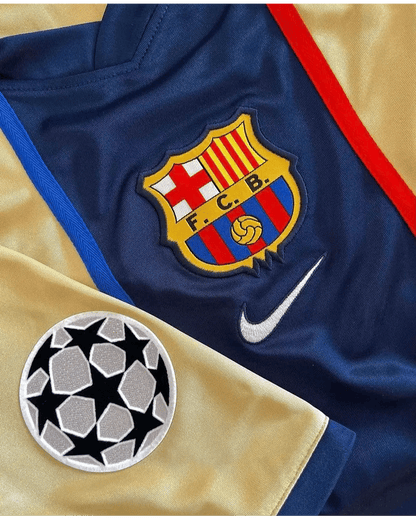 Juan Roman Riquelme Barcelona 2001 2002 Season Retro Football Jersey Kit