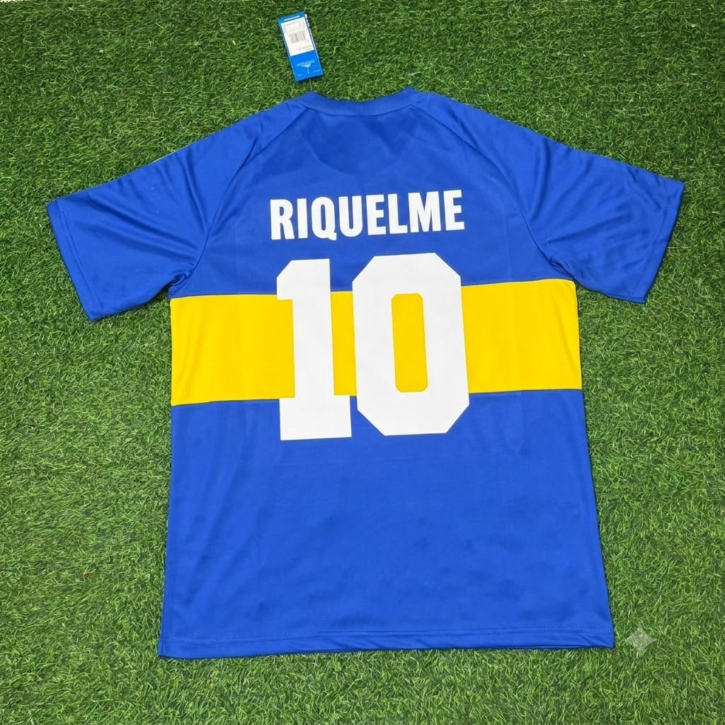 Juan Roman Riquelme Boca Juniors Retro Football Commemorative Football Jersey