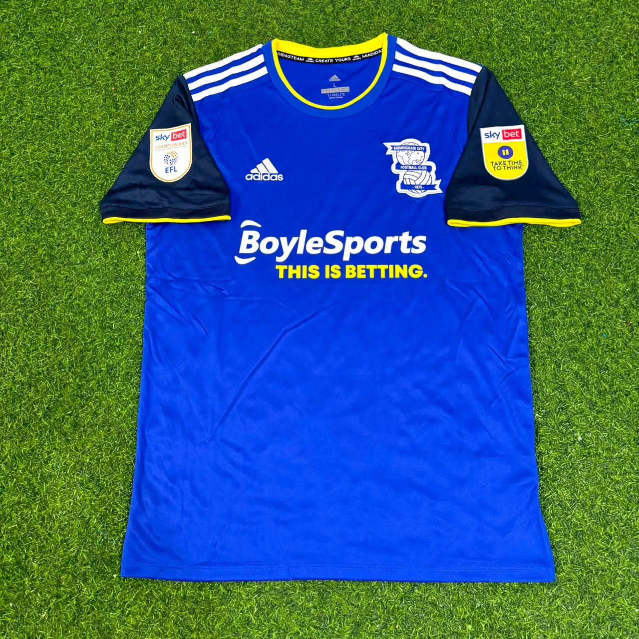 Jude Bellingham Birmingham 2019-2020 Home Blue Retro Football Jersey
