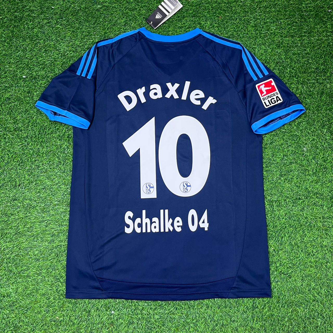 Julian Draxler Schalke 04 Auswärts Retro Fußballtrikot Jersey