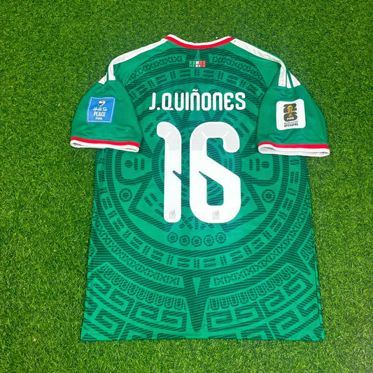 Mexico World Cup 2026 Julian Quiñones Home Green Football Jersey