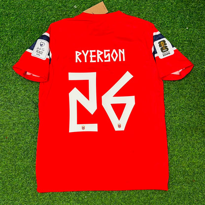 Norway World Cup 2026 Julian Ryerson Red Football Jersey