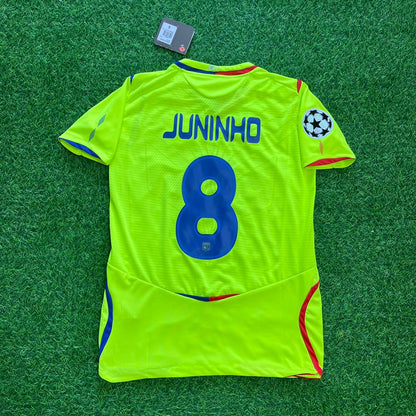 Juninho Pernambucano Lyon 2008/2009 Champions League Football Jersey Kit