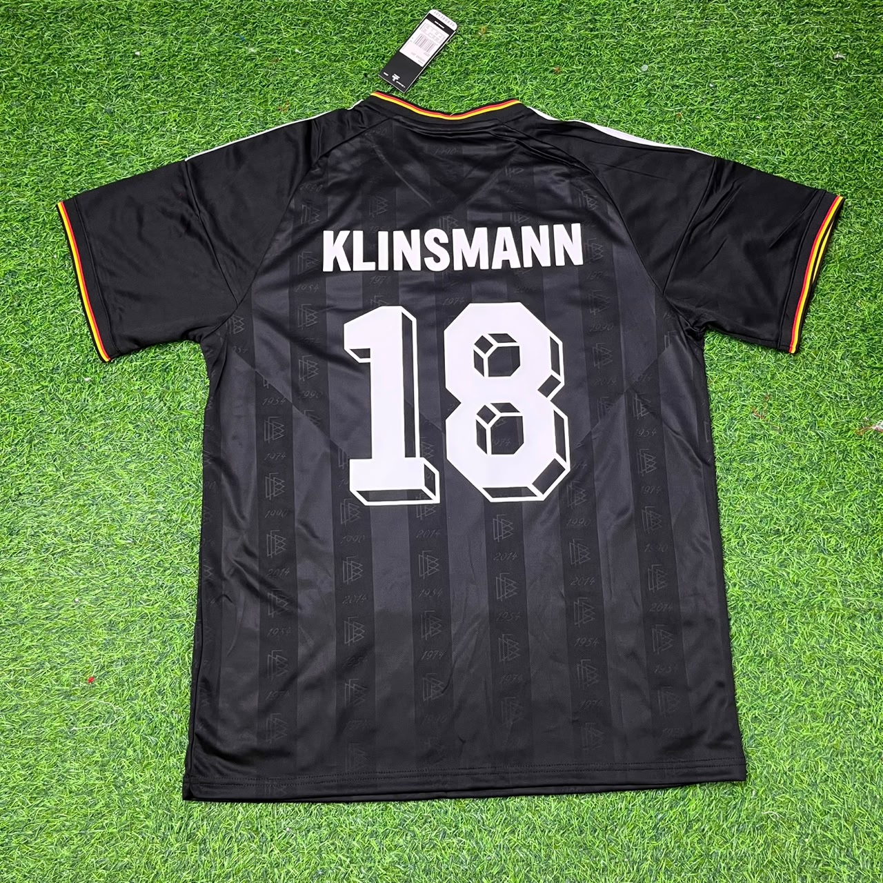 Jürgen Klinsmann 18# Germany Black Retro Vintage Football Jersey Kit